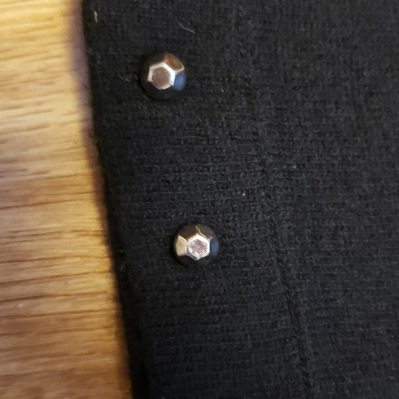 Roberta Scarpa wool studded open cardigan 14 - Picture 3 of 4